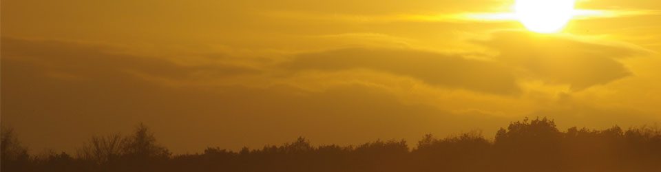 Zonsondergang in Overijsel